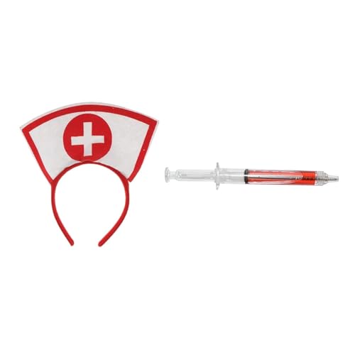 Zktfyshk Halloween-Kostüm-Set, Cosplay, Krankenschwester, Stirnband, Stift, Stethoskop, Oberschenkel, Kette, Erwachsenenkostüm, Halloween-Zubehör Zktfyshk Halloween-Kostüm-Set, Cosplay, Krankenschwester, Stirnband, Stift, Stethoskop, Oberschenkel, Kette, Erwachsenenkostüm, Halloween-Zubehör von Zktfyshk