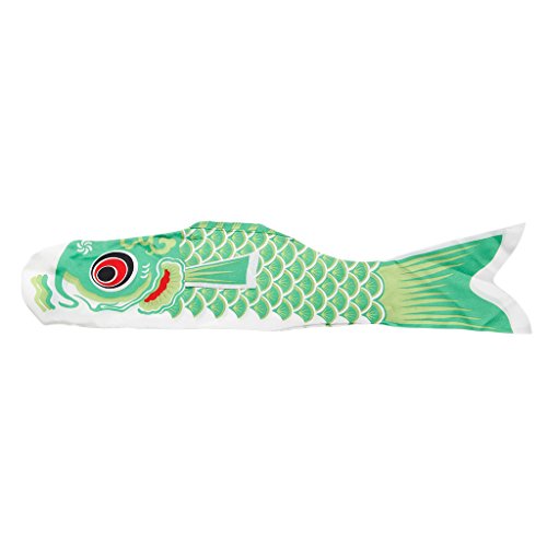 Zktfyshk Koinobori Karpfensocken, bunte Fischflagge, zum Aufhängen, 70 cm von Zktfyshk