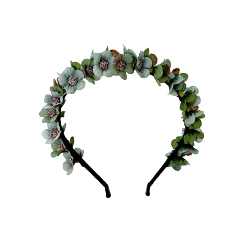 Zktfyshk Künstliche Blumen-Haarbänder, Halloween-Haarband, Rose, Blume, Kopfschmuck, Blumen-Haarschmuck für Cosplay-Party von Zktfyshk