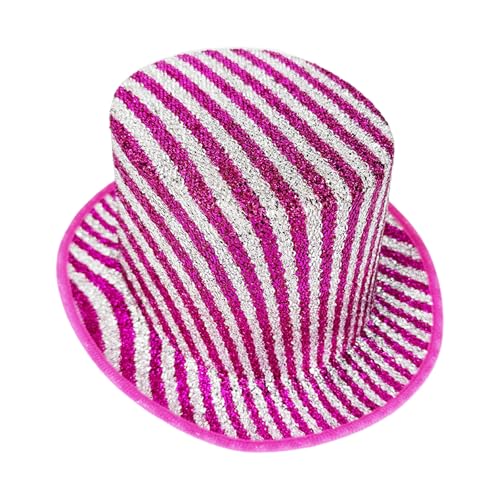 Zktfyshk Magician Styles Zylinder mit Metallic-Finish für Kostümpartys Bühnenauftritte Modeaccessoire Zktfyshk Magician Styles Zylinder mit Metallic-Finish für Kostümpartys Bühnenauftritte Modeaccessoire von Zktfyshk