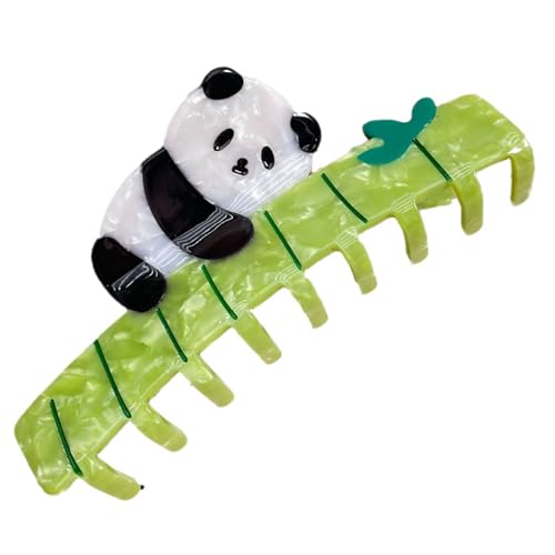 Zktfyshk Panda-Haarklammer für Damen und Mädchen, schöne Tier-Haarnadeln, Kiefer-Clip, Haarspangen für Mädchen, Pferdeschwanz-Halter, Haarschmuck von Zktfyshk