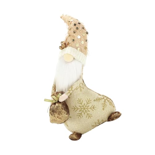 Zktfyshk Santa Gnomes Weihnachten Plüschpuppen Pailletten Schneeflocke Schwedische Tomtes Gefülltes Spielzeug Für Oder Desktop Dekoration Ornament von Zktfyshk