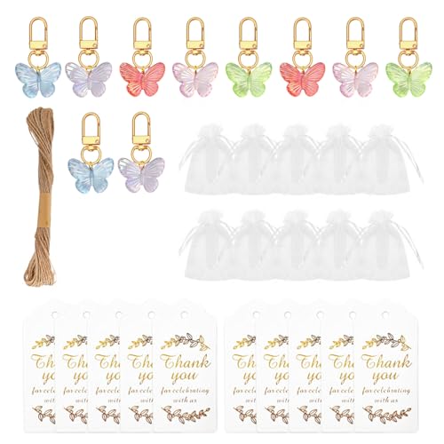 Zktfyshk Schmetterlings-Schlüsselanhänger, Cartoon-Tier-Schlüsselanhänger, Rucksäcke, Handtaschen-Anhänger, Auto-Schlüsselanhänger, Taschenanhänger, Dekoration, 10 Stück Zktfyshk Schmetterlings-Schlüsselanhänger, Cartoon-Tier-Schlüsselanhänger, Rucksäcke, Handtaschen-Anhänger, Auto-Schlüsselanhänger, Taschenanhänger, Dekoration, 10 Stück von Zktfyshk