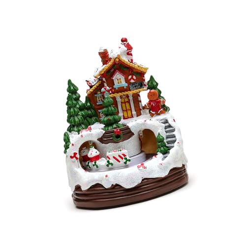 Zktfyshk Spieluhr mit drehbarem Zug, Weihnachtsdekoration für Kinder, Jungen, Mädchen, Männer, Frauen von Zktfyshk