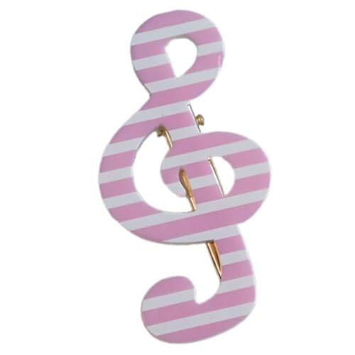 Zktfyshk Stilvolle Haarspange mit Musiknoten, Harz, elegante Haarspangen, tägliche Haarnadel für Damen und Mädchen, modisches Accessoire von Zktfyshk