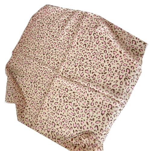 Zktfyshk Stylisches Kopftuch mit Leopardenmuster für Damen, weiches Polyester, modisches Haar-Accessoire für den täglichen Gebrauch und Teil von Zktfyshk