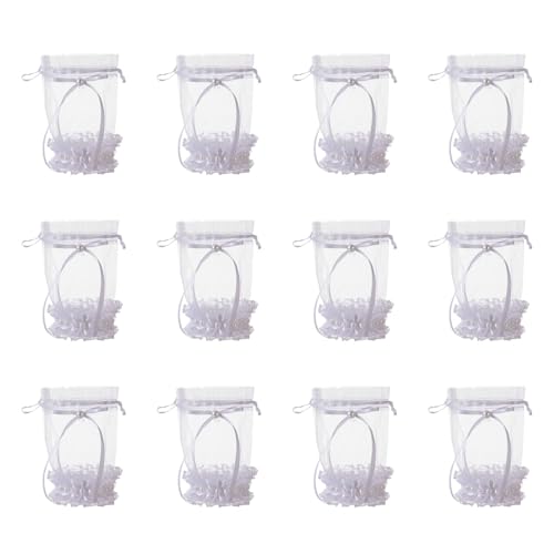 Zktfyshk Süßigkeiten-Organizer mit Verschluss, elegante Hochzeitsgeschenktüten für Schmuck, Snacks, Verpackungen, 12 Stück von Zktfyshk