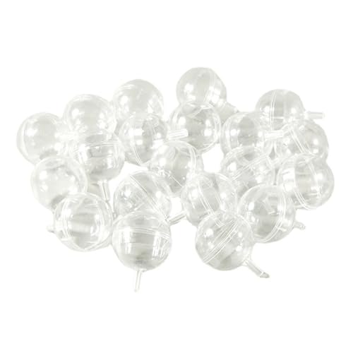 Zktfyshk Transparente Schokoladenkugeln, 4 cm, rund, für Valentinstag, Hochzeit, Weihnachten, Party, Blumenstrauß, 20 Stück Zktfyshk Transparente Schokoladenkugeln, 4 cm, rund, für Valentinstag, Hochzeit, Weihnachten, Party, Blumenstrauß, 20 Stück von Zktfyshk