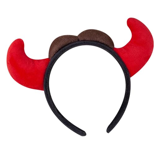 Zktfyshk Verstellbares Halloween-Horn-Stirnband für Kostümpartys, weich, leicht, Haar-Accessoire, Kinder, Erwachsene, Feiertage Zktfyshk Verstellbares Halloween-Horn-Stirnband für Kostümpartys, weich, leicht, Haar-Accessoire, Kinder, Erwachsene, Feiertage von Zktfyshk