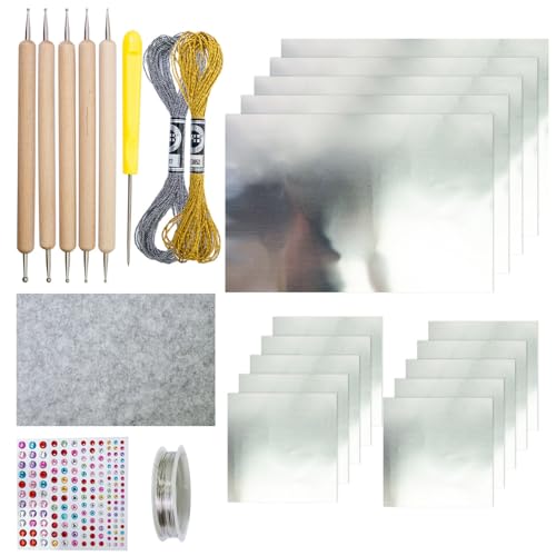 Zktfyshk Weihnachtsschmuck-Bastelset für Familienaktivitäten mit Aluminiumblech und Holzgriff Zktfyshk Weihnachtsschmuck-Bastelset für Familienaktivitäten mit Aluminiumblech und Holzgriff von Zktfyshk