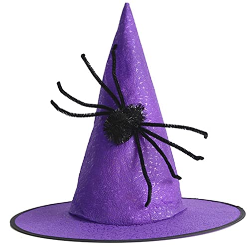 Zktfyshk Witch Wizard Magican Halloween Requisiten Neujahr Dicke Maskerade Erwachsene Kinder Halloween Hexenkostüm von Zktfyshk