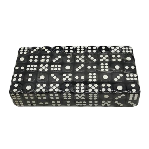 Zkydhbd 100pcs Acrylic 6 Sided Round Corner Dices Mehrseitiges Rollenspiel Für Tischspiel Klassenzimmer Unterricht Einfach Zu Bedienen Acrylgeschenk von Zkydhbd