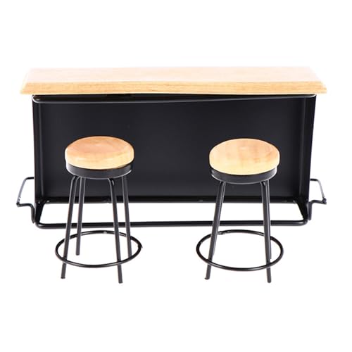 3pieces Holz Miniatur Pub Schalter Für Doll House Display Enthält 2 Stühle Feine Für Szene Display Verwenden Doll House Set Set 3pieces Holz Miniatur Pub Schalter Für Doll House Display Enthält 2 Stühle Feine Für Szene Display Verwenden Doll House Set Set von Zkydhbd