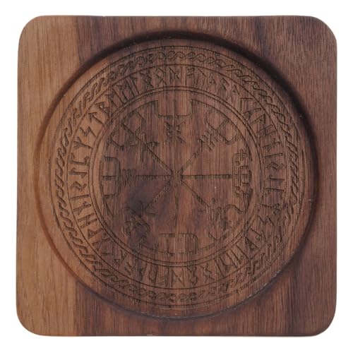 Base Board Astrologie Pentakel Kerzenaltäre Platte Divination Decors Kerzenschale Altarschale Tablett von Zkydhbd