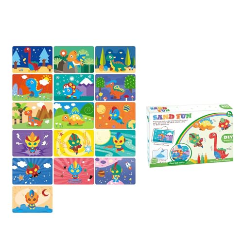 Buntes Sandkunst Bild Kits Für Kinder Handgefertigtes Sand Zeichnung Bastel Set Geburtstag Präsent Buntes Sandkunst Bild Kits Für Kinder Handgefertigtes Sand Zeichnung Bastel Set Geburtstag Präsent von Zkydhbd