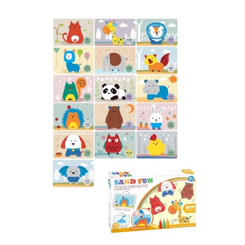 Buntes Sandkunst Bild Kits Für Kinder Handgefertigtes Sand Zeichnung Bastel Set Geburtstag Präsent Buntes Sandkunst Bild Kits Für Kinder Handgefertigtes Sand Zeichnung Bastel Set Geburtstag Präsent von Zkydhbd