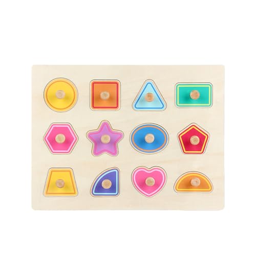 Holzpanel Panel Bildungskompetenz Spielzeug Für Kleinkindkinder Mit Stiften Symbolen Früchte Formen Größen Frühkindliches Kognitives Spielzeug von Zkydhbd