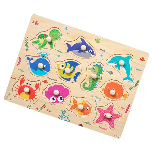 Holzrätsel Für Kinder Von 3 Bis 6 Nutztieren Marine Life Peg Puzzles Bildungsrätsel Spielzeug Holzrätsel Für Kinder Von 3 Bis 6 Nutztieren Marine Life Peg Puzzles Bildungsrätsel Spielzeug von Zkydhbd