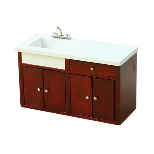 Zkydhbd Küchenschrankfigur Model Realistic Vintage Life Szene Dolls Haus Tun Spiel Zkydhbd Küchenschrankfigur Model Realistic Vintage Life Szene Dolls Haus Tun Spiel von Zkydhbd