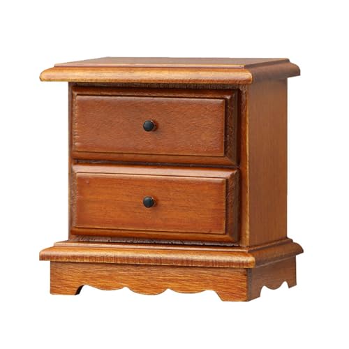 Mode Dolls House Nachtschrank 1 12 Tischmöbel Und Tragbares Modezubehör Für Miniaturspaß Miniatur Nachttische von Zkydhbd