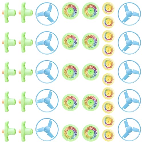 Packung Von 10 Fliegscheiben Spinner Tops Plastik Klassisches Spielzeug Für Reisen Freien Spiel Und Familienversammlungen Klassenzimmer Belohnung Spinner Spielzeug von Zkydhbd