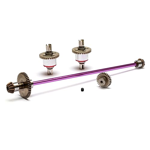 Remote Differentialwellenfahrzeug Teil Modifiziertes Auto Differentialantriebsgetriebe Für 1/12 124018/9 Zubehör Fernbedienungsauto Zubehör von Zkydhbd
