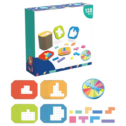 Strategie Block Set Puzzlespielzeug Für Schule Holz Puzzle Wettbewerbsspielzeug Für Eltern Kids Innenhand Beim Training Spielzeughirnentwicklung Tischspiel von Zkydhbd