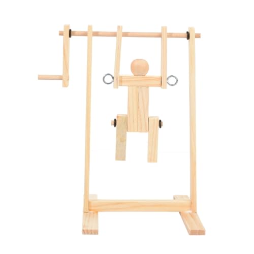 Tumbling Bösewicht Geschenk 3D Holzrätsel Holz Spielzeug Wissenschaftliche Spielzeugwissenschaft Experiment Spielzeug Physik Spielzeug Sport Teaser Scientific Toy Physics Experimentell von Zkydhbd