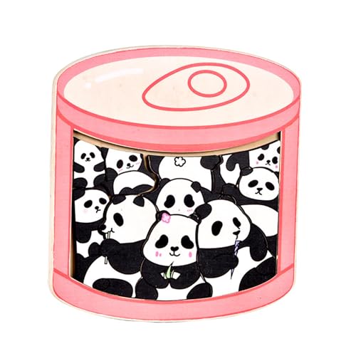 Vorschulbildung Rätsel Verschiedene Chinesische Panda Cartoon Tierholz Puzzle Set Für Game Home School Kids Rätsel von Zkydhbd