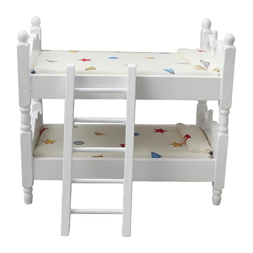 Zkydhbd Wohnzimmer Etagenbett Figur Model Realistische Vintage Life Szene Dollhouses Tun Spiele Einrichtungsgegenstände Für Couch Miniatur Etagenbetten Dollhouses Kinder Kinder von Zkydhbd