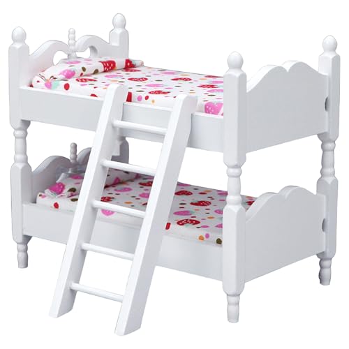 Zkydhbd Wohnzimmer Etagenbett Figur Model Realistische Vintage Life Szene Dollhouses Tun Spiele Einrichtungsgegenstände Für Couch Miniatur Etagenbetten Dollhouses Kinder Kinder von Zkydhbd