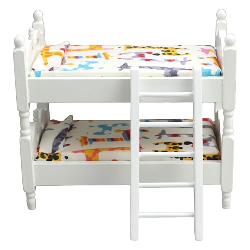 Zkydhbd Wohnzimmer Etagenbett Figur Model Realistische Vintage Life Szene Dollhouses Tun Spiele Einrichtungsgegenstände Für Couch Miniatur Etagenbetten Dollhouses Kinder Kinder von Zkydhbd
