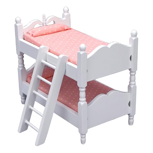 Zkydhbd Wohnzimmer Etagenbett Figur Model Realistische Vintage Life Szene Dollhouses Tun Spiele Einrichtungsgegenstände Für Couch Miniatur Etagenbetten Dollhouses Kinder Kinder von Zkydhbd