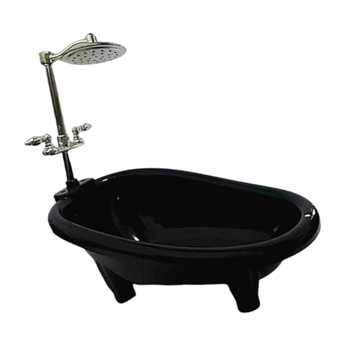 Zkydhbd 1/12 Skala Miniaturpuppenhäuser Badewanne Modell Für Kreative Spiele Und Dekoration Badezimmer Requisiten Miniaturbadzubehör von Zkydhbd