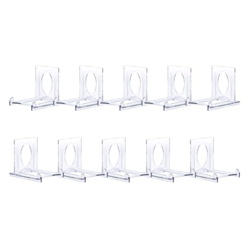Zkydhbd 10pcs Einstellbare Tilt Kartenständer Organisierungshalter Mit Glatten Kanten Und Acrylbasis Für Sammlerspiele Sammelbare Displayständer von Zkydhbd