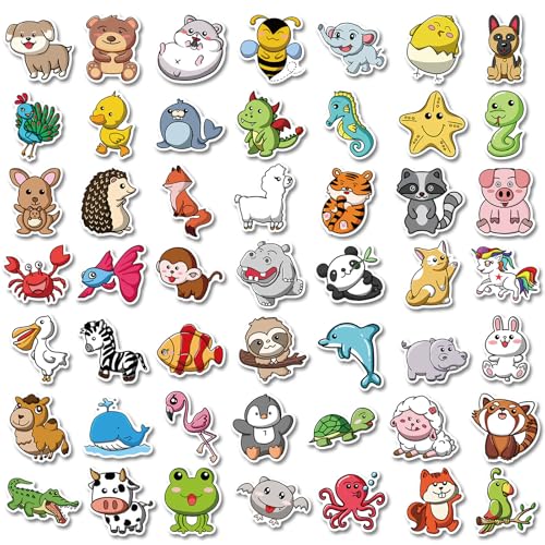 Zkydhbd 150pcs Farbenfrohe Tieraufkleber Für Kinder Bunte Abziehbild von Zkydhbd