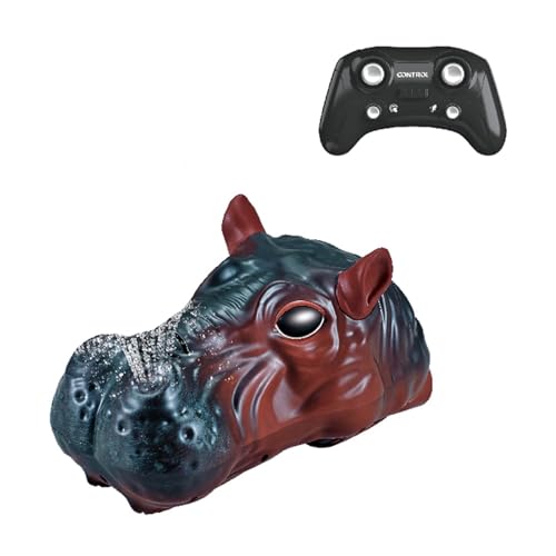 Zkydhbd 2 4 GHz Fernbedienung Hippo Doppelpropeller wasserdichte Simulation Schwimmen Roboter Spielzeug Geburtstagsgeschenk Für Kinder Fernbedienung Hippo von Zkydhbd
