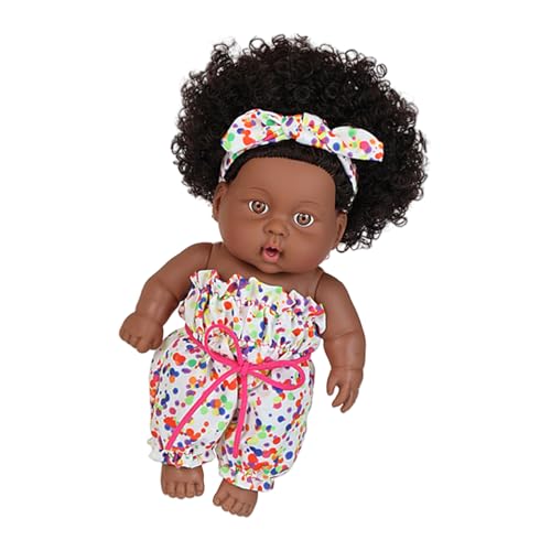 Zkydhbd 20 cm Vinyls Afrikanische Wiedergeborene Schwarzes Puppen Sicheres Wie Mädchenpuppen Mit Modekleidung Für Kinder Und Erwachsenensammler Zkydhbd 20 cm Vinyls Afrikanische Wiedergeborene Schwarzes Puppen Sicheres Wie Mädchenpuppen Mit Modekleidung Für Kinder Und Erwachsenensammler von Zkydhbd