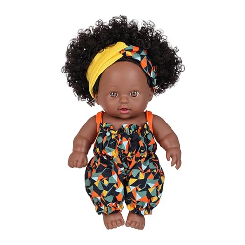 Zkydhbd 20 cm Vinyls Afrikanische Wiedergeborene Schwarzes Puppen Sicheres Wie Mädchenpuppen Mit Modekleidung Für Kinder Und Erwachsenensammler Zkydhbd 20 cm Vinyls Afrikanische Wiedergeborene Schwarzes Puppen Sicheres Wie Mädchenpuppen Mit Modekleidung Für Kinder Und Erwachsenensammler von Zkydhbd