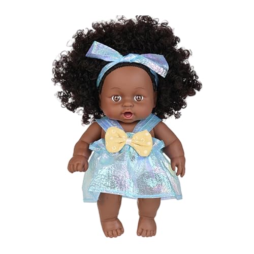 Zkydhbd 20 cm Vinyls Afrikanische Wiedergeborene Schwarzes Puppen Sicheres Wie Mädchenpuppen Mit Modekleidung Für Kinder Und Erwachsenensammler Zkydhbd 20 cm Vinyls Afrikanische Wiedergeborene Schwarzes Puppen Sicheres Wie Mädchenpuppen Mit Modekleidung Für Kinder Und Erwachsenensammler von Zkydhbd