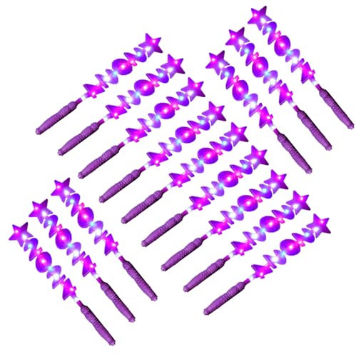 Zkydhbd 2025 Glow Stick Set Magical Zauberstab Spielzeug Für Neujahrsfeierfestivals Und Rollenspiele Für Kinder Und Erwachsene 15pcs Bunte Lichtstangen von Zkydhbd