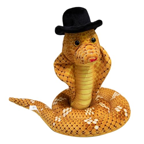 Zkydhbd 2025 Schlangen Maskottchen Spielzeug Gentleman Stofftiere Spielzeug Für Erwachsene Neujahr Stoffeded Snake Figur Spielzeug Maskottchen Für Kinder Stoffeded Snake von Zkydhbd
