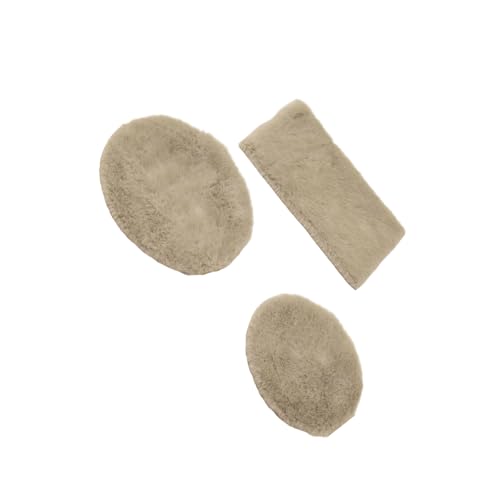 Zkydhbd 3pcs Miniatur Teppich Für Puppenhausmöbel Bodenmatte Weiche Plüsch Einfach Sauberer Teppich Für Bastelmodell Projekt Decors Doll House Floors von Zkydhbd