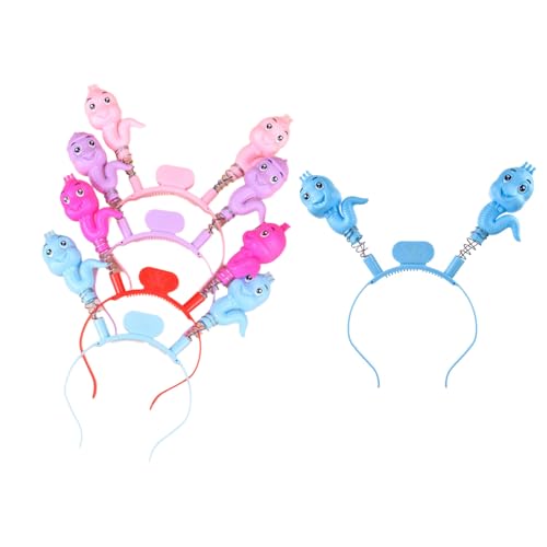 Zkydhbd 5pcs Glühend Schlangenhaar Reif Für Chinesisches Neujahr Erwachsene Und Kinder Bequeme Und Vielnutzende Schlangenstirnbandfestival Requisiten Zodiacs Theme Haartaccessoire von Zkydhbd