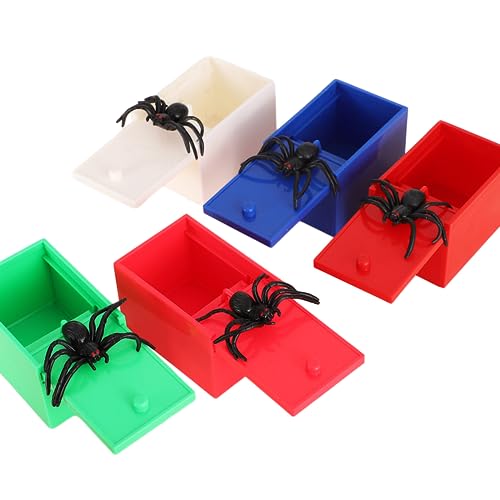 Zkydhbd 5pcs Spiders Box Model Halloween Dekorativen Spielzeug Plastik Spinnen Box Kunststoff Künstlich Gefälschte Spiders Box Kinder Geschenke Unfug Spielzeug Zkydhbd 5pcs Spiders Box Model Halloween Dekorativen Spielzeug Plastik Spinnen Box Kunststoff Künstlich Gefälschte Spiders Box Kinder Geschenke Unfug Spielzeug von Zkydhbd