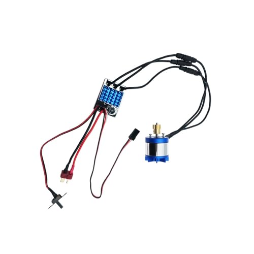 Zkydhbd Advanced Electric Motor Verbessert Kits Mit ESC Für Fernbedienung Crawler Weather Resistant Model Vehikel Teile Modell Auto Außenmotor Upgrades von Zkydhbd
