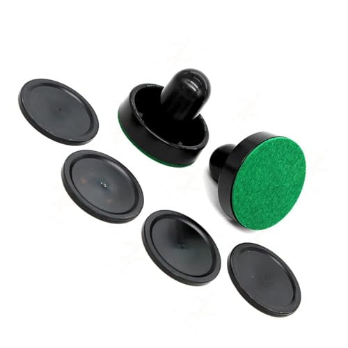 Zkydhbd Air Hockey Pucks Und Paddelersatz Plastik Air Tischhockey Spielschieber Mit 4 Pucks Für Spieltische Ausrüstung Teil Heimstandardpaddel Und von Zkydhbd