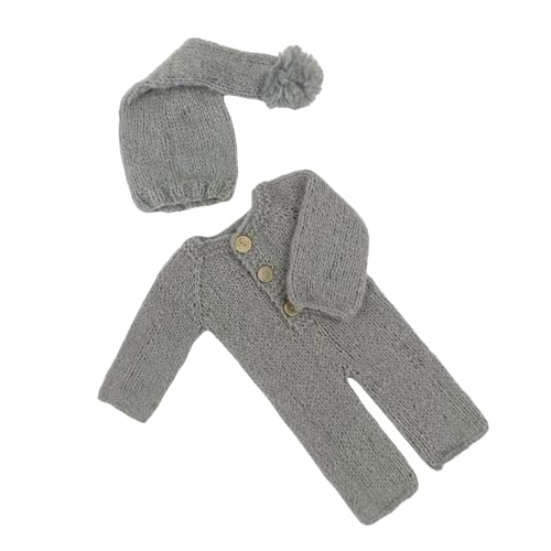 Zkydhbd Baby Strampler Jumpsuit Foto Kleidung Mit Elastischen Langhutfotografie Requisiten Kostüme Outfit Atmungsaktives Kleidung Baby Erster Monat Outfit von Zkydhbd
