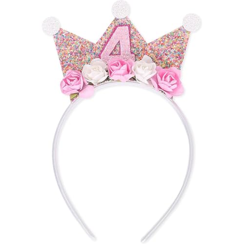 Zkydhbd Blumenkrone Geburtstag Kopfbedeckung Für 2/3/4/5 Jahre Baby Geburtstag Haarbänder Auf Auffällige Blumenkopfbewegung Baby Girl Hairband Zkydhbd Blumenkrone Geburtstag Kopfbedeckung Für 2/3/4/5 Jahre Baby Geburtstag Haarbänder Auf Auffällige Blumenkopfbewegung Baby Girl Hairband von Zkydhbd