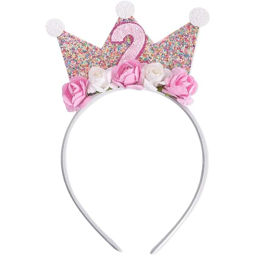Zkydhbd Blumenkrone Geburtstag Kopfbedeckung Für 2/3/4/5 Jahre Baby Geburtstag Haarbänder Auf Auffällige Blumenkopfbewegung Baby Girl Hairband Zkydhbd Blumenkrone Geburtstag Kopfbedeckung Für 2/3/4/5 Jahre Baby Geburtstag Haarbänder Auf Auffällige Blumenkopfbewegung Baby Girl Hairband von Zkydhbd